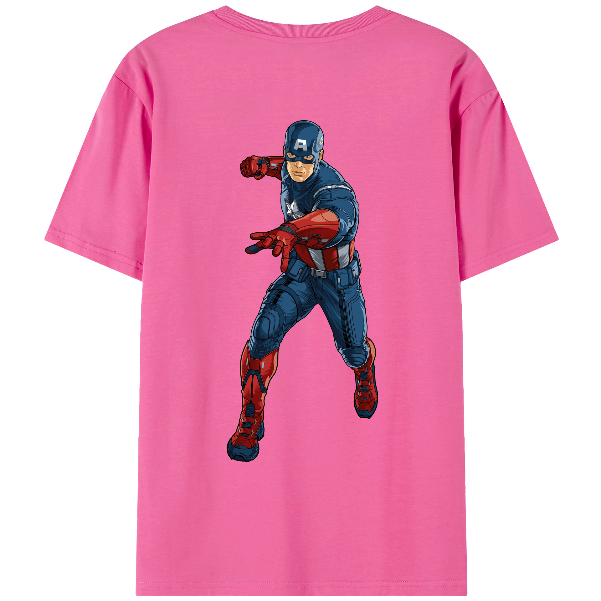 （画像用） アベンジャーズ The Avengers レディース半袖Tシャツ(バックプリント)
